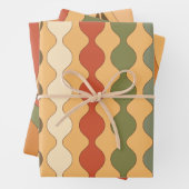 Hippie Style Retro Design Geschenkpapier Set (Beispiel)