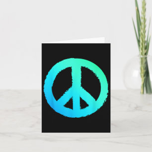 Hippie Symbol Anti-War Logo Peace Sign Karte