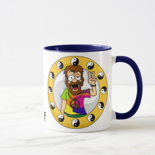 Hippie-Tasse 1 Tasse (Rechts)