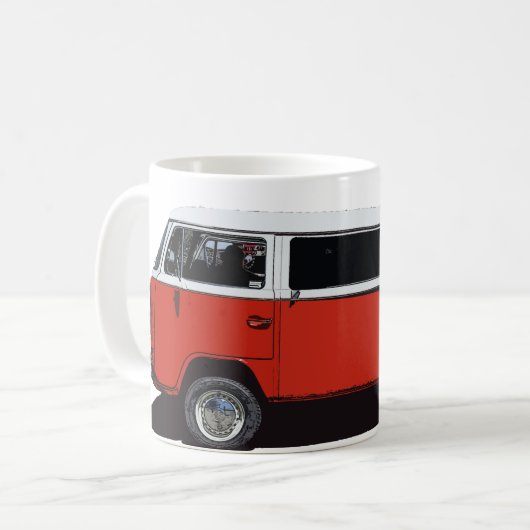 Hippie-Tasse Kaffeetasse (Vorderseite Links)