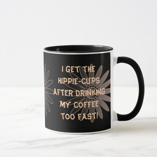 Hippie-Tasse Kaffeetasse (Rechts)