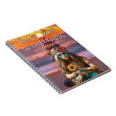 HIPPIE-THEMED NOTEBOOK NOTIZBLOCK (Rechte Seite)