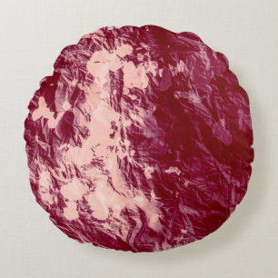 Hippie-Tie-Dye. Retro-Form Kinder. Trendige Spiral Rundes Kissen