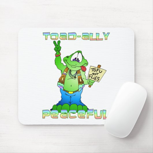 Hippie Toad Mousepad (Mit Mouse)