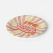 Hippie Two Groovy Pappteller (Schrägansicht)