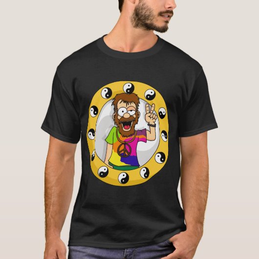 Hippie-Typ T-Shirt (Vorderseite)