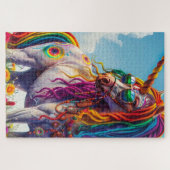 Hippie Unicorn Puzzle (Horizontal)