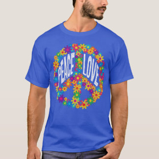 Hippie Unity Day Liebe Peace Sign T-Shirt