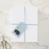 Hippie Van Art Custom Gift Tag Geschenkanhänger (Mit Garn)