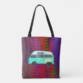 HIPPIE VAN COLORFUL TASCHE PURT (Rückseite)