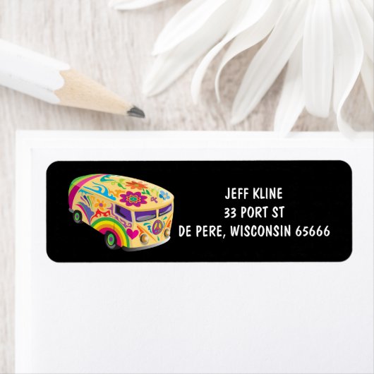 HIPPIE VAN GROOVY Rücksendeadresse (Insitu)