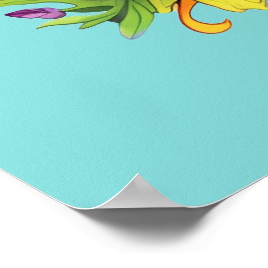 Hippie Van Poster (Ecke)