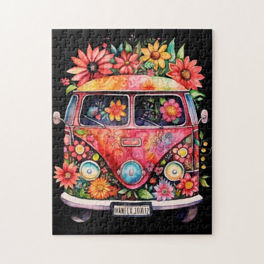 Hippie-Van Puzzle (Vertikal)