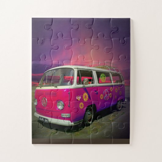 HIPPIE VAN PUZZLE (Vertikal)