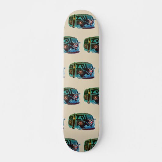 Hippie Van Skateboard (Vorne)