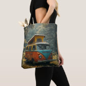 Hippie-Van-Tasche mit All-Over-Print Tasche (Von Nahem)