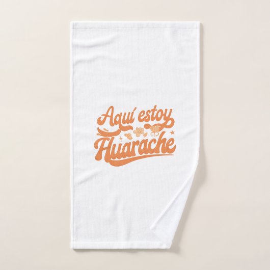 Hippie Vibes, Huarache Style Badhandtuch Set (Handtuch)