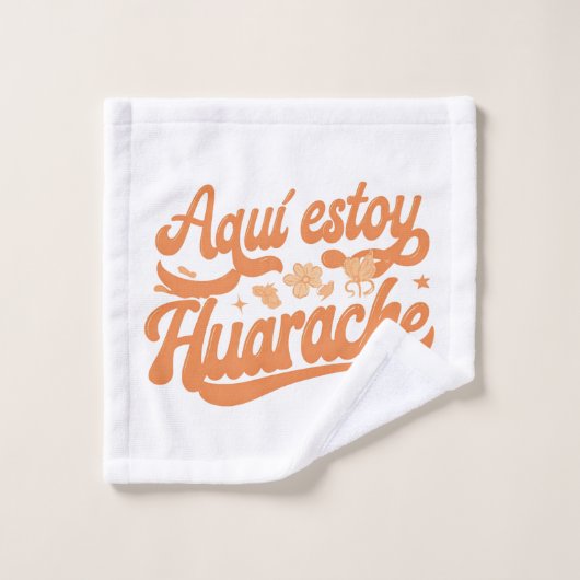 Hippie Vibes, Huarache Style Badhandtuch Set (Waschlappen)