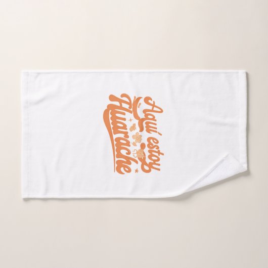 Hippie Vibes, Huarache Style Badhandtuch Set (Handtuch)