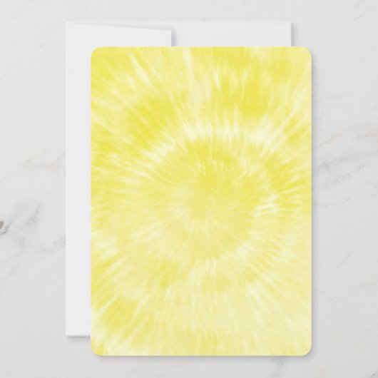 Hippie Vibes Senior Birthday - Groovy Milestone Einladung (Rückseite)