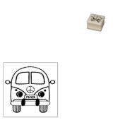 Hippie Vintage Gummistempel (Stempel)