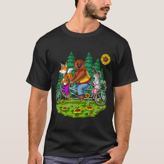 Hippie-Wald T-Shirt (Vorderseite)