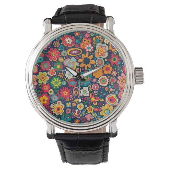 Hippie Watch Armbanduhr (Vorderseite)