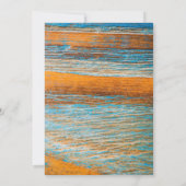 Hippie Wedding Save the Date Einladung (Rückseite)