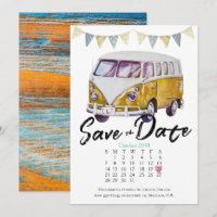 Hippie Wedding Save the Date
