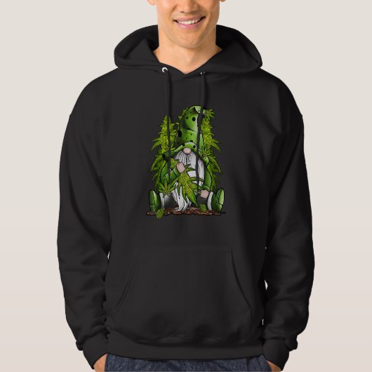 Hippie Weed Gnome Hoodie (Vorderseite)
