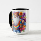 Hippie Weihnachts-Tasse-Cup Tasse (Vorderseite Links)
