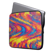 Hippie Wirbel...... Laptopschutzhülle (Vorderseite Links)