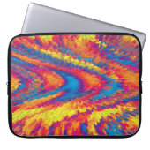 Hippie Wirbel...... Laptopschutzhülle (Vorderseite)