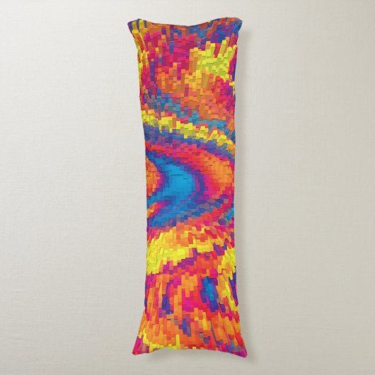 Hippie Wirbel....... Seitenschläferkissen (Vorderseite Vertikal)