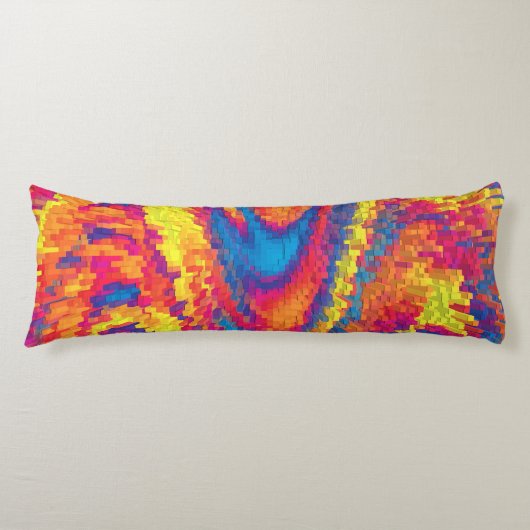 Hippie Wirbel....... Seitenschläferkissen (Vorderseite)