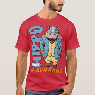 Hippie yeah im phantastisch Moo Deng T-Shirt