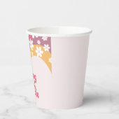 Hippie Young Wild und Three Daisy Birthday Pappbecher (Links)