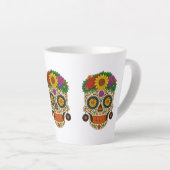 Hippie Zucker Schädel Milchtasse (Rechte Ecke)