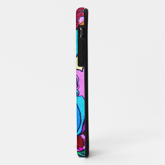 Hippieartfriedens- und -Liebefall Case-Mate iPhone Hülle (Hinten/Links)