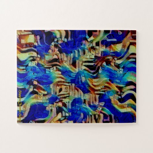 HippieClecticHope auf CrFl 18-6 (Kinder 11" x 14") Puzzle (Horizontal)