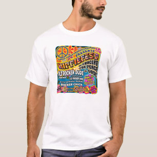 Hippiefest Konzertposter T-Shirt