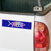 Hippiefische Regenbogen Autoaufkleber (Auf Lkw)