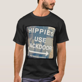 Hippies benutzt das T-Shirt der heimlichen Männer