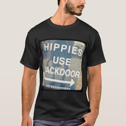 Hippies benutzt das T-Shirt der heimlichen Männer (Vorderseite)