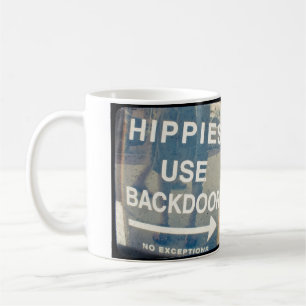 Hippies benutzt heimliche Tasse
