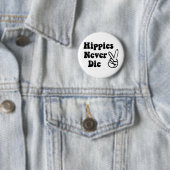 Hippies die nie button (Beispiel)