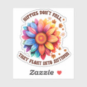 Hippie's Don't Fall Vinyl Sticker (Blatt)