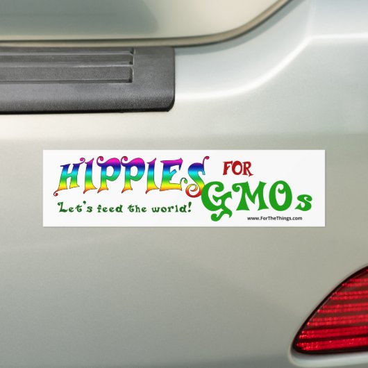 Hippies für GVO-Autoaufkleber Autoaufkleber (Auf Auto)