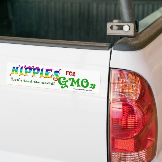 Hippies für GVO-Autoaufkleber Autoaufkleber (Auf Lkw)
