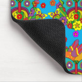 Hippies - Hippy-Blume-Power - Niedliche Hippies -  Mousepad (Ecke)